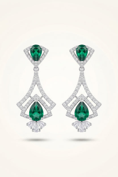 Luxury Pear Cut Crystal Drop Earrings for Women